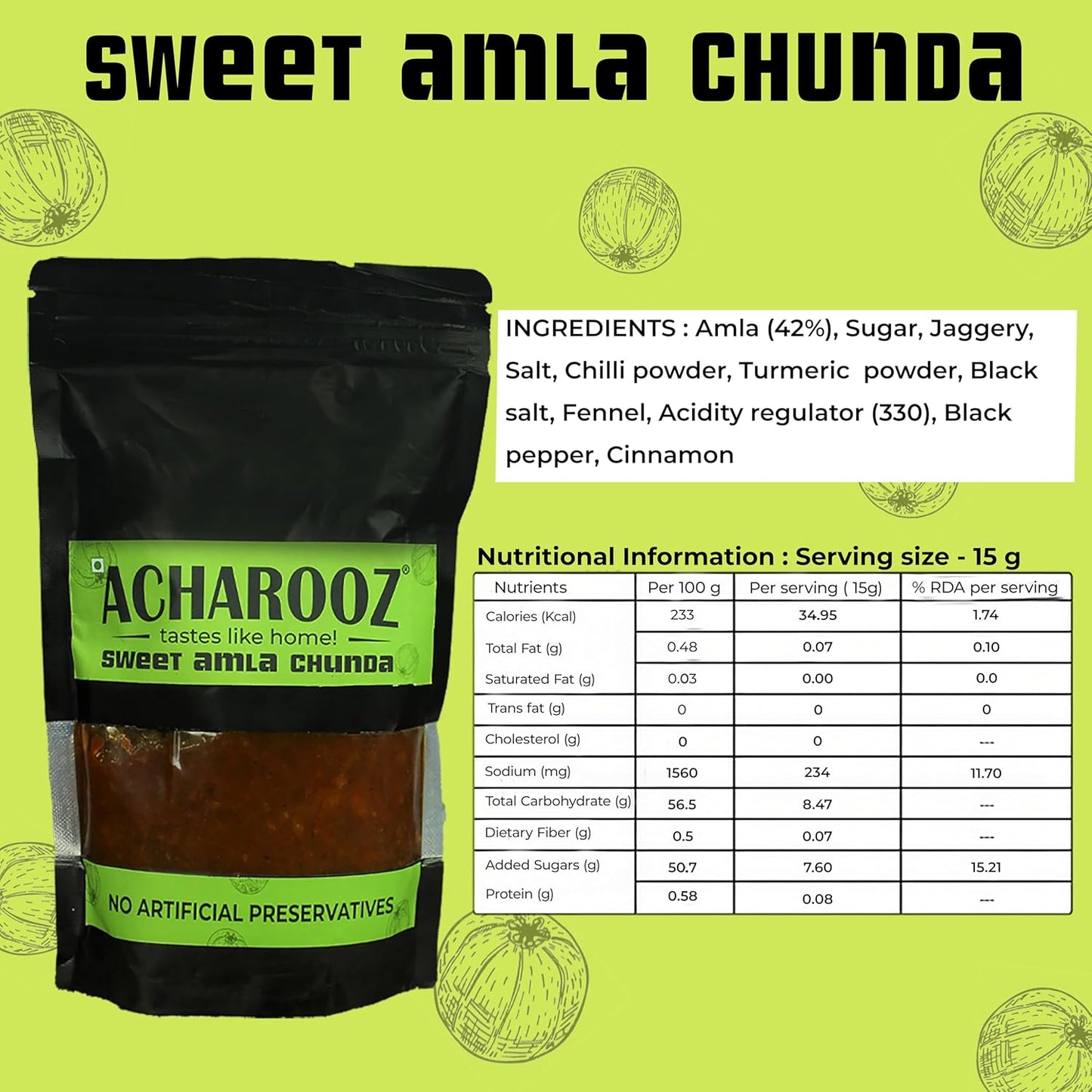 Sweet Amla Chunda