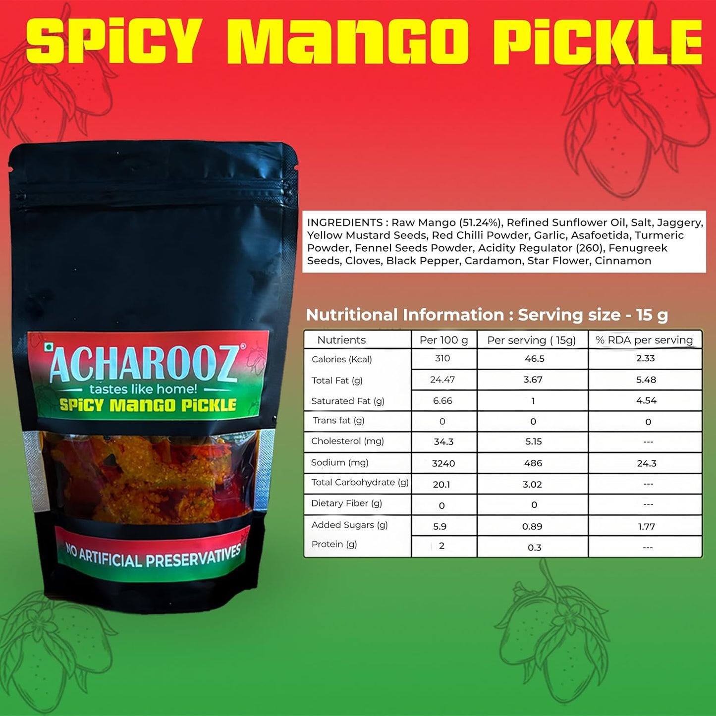Spicy Mango Pickle
