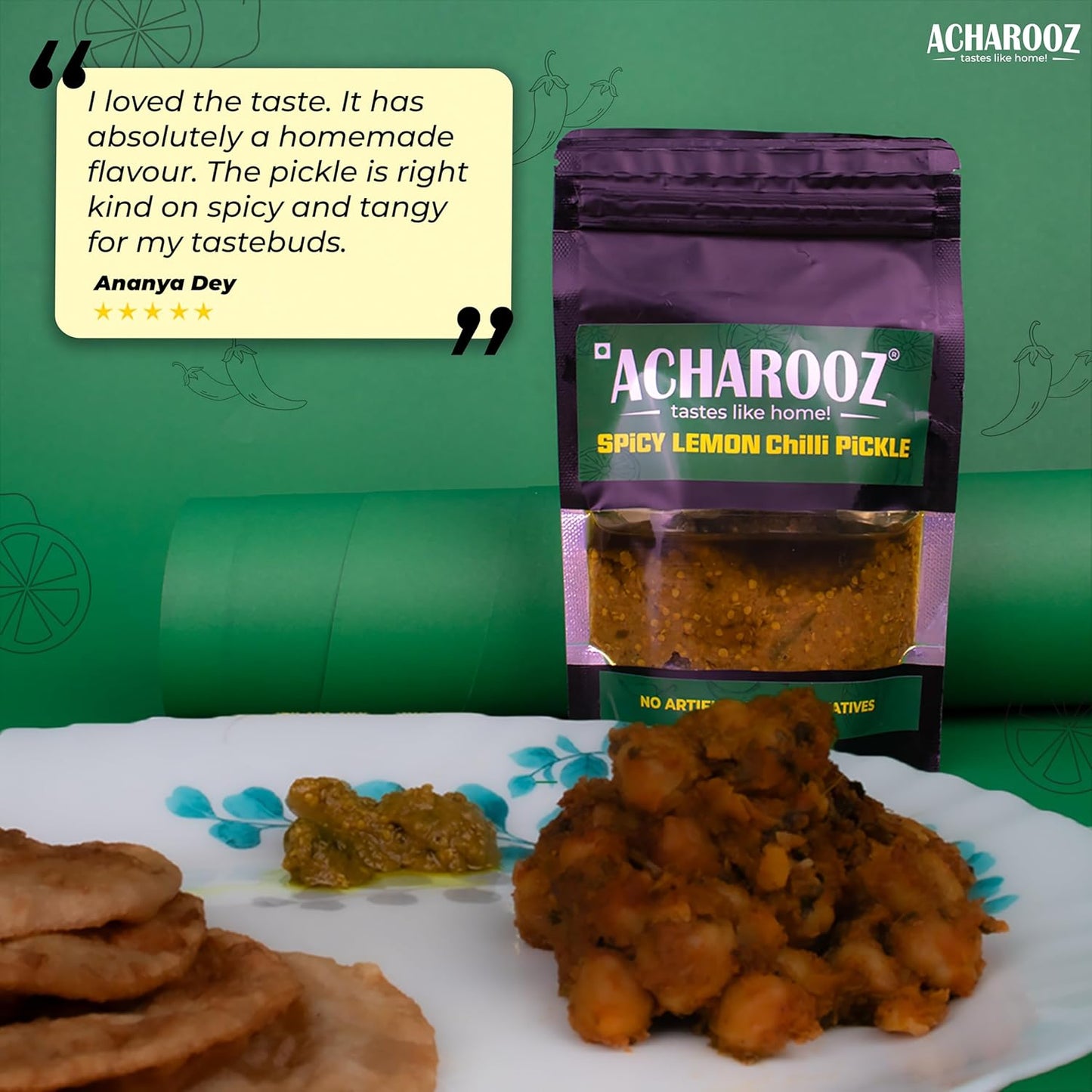 Spicy Lemon Chilli Pickle