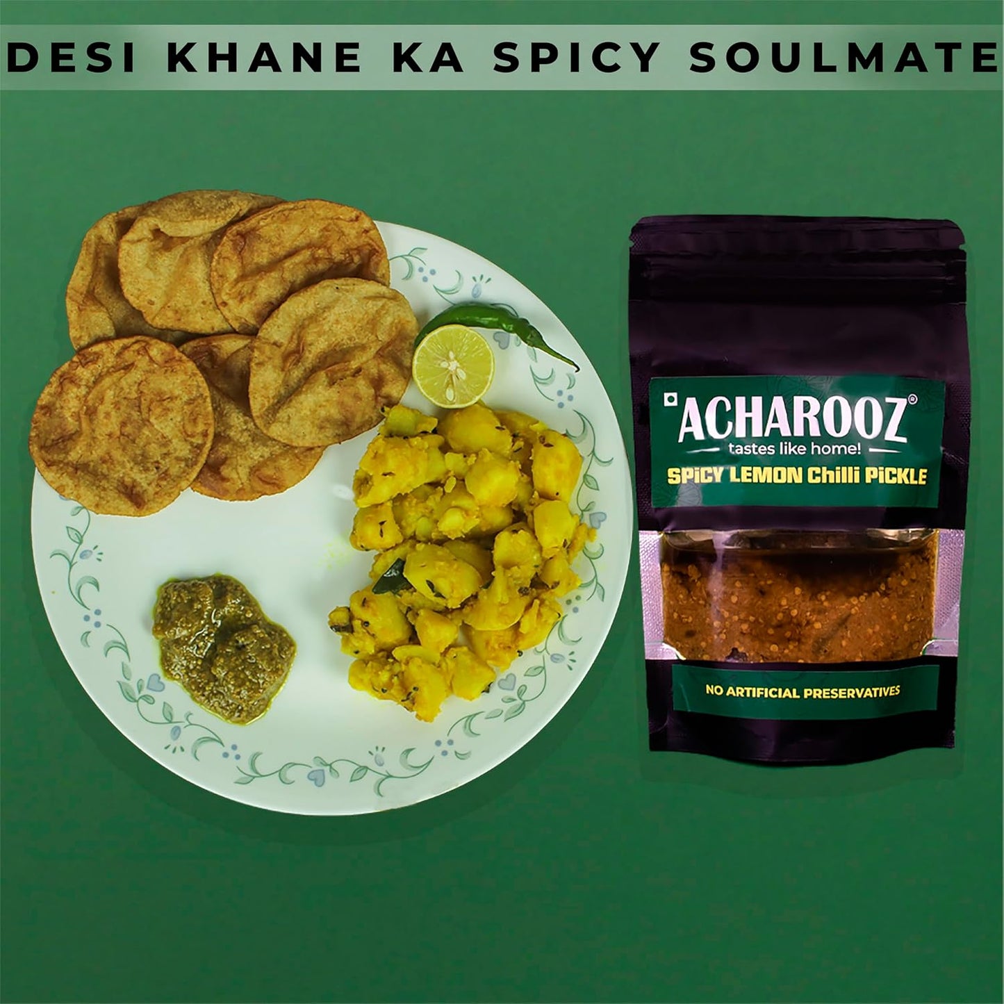 Spicy Lemon Chilli Pickle