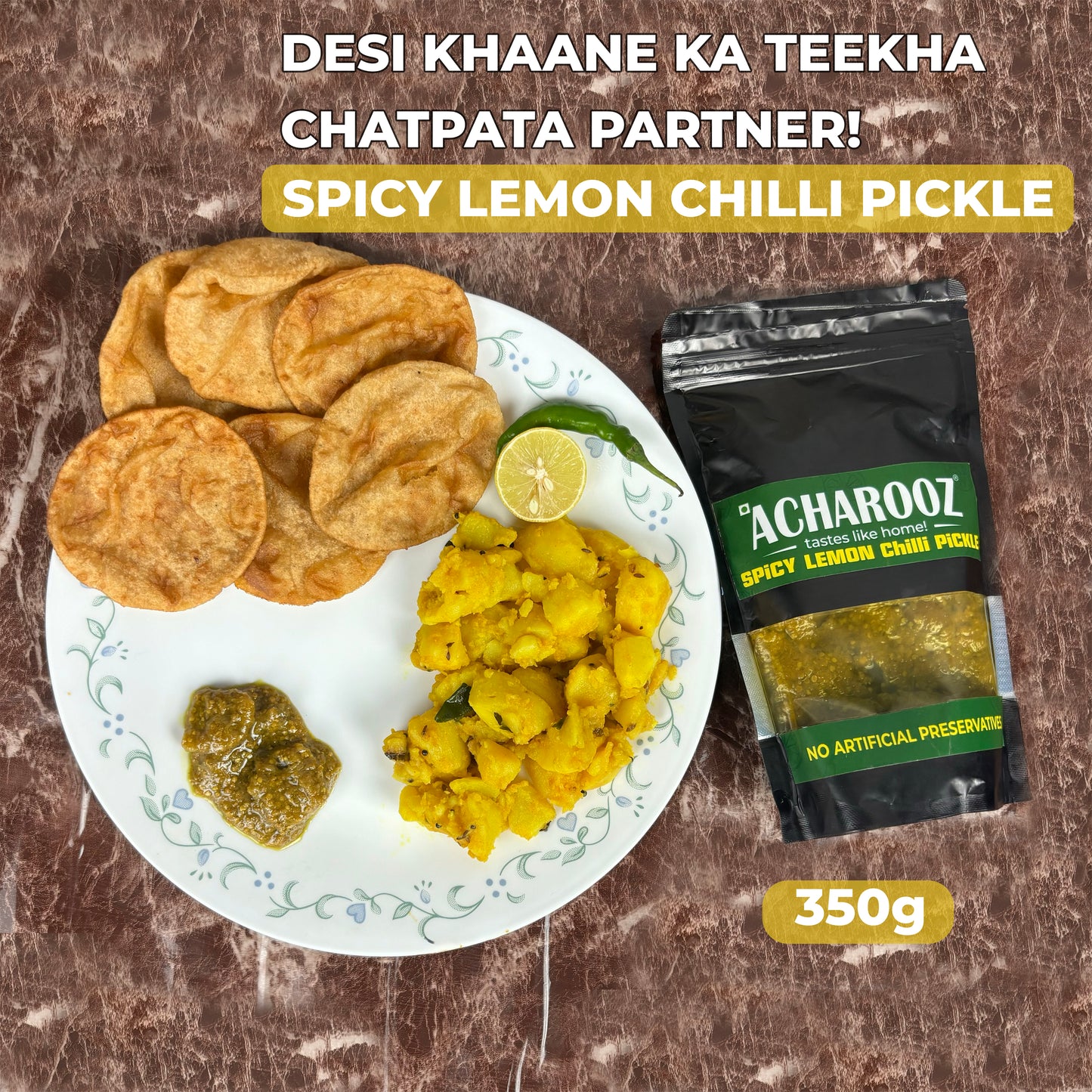 Spicy Lemon Chilli Pickle