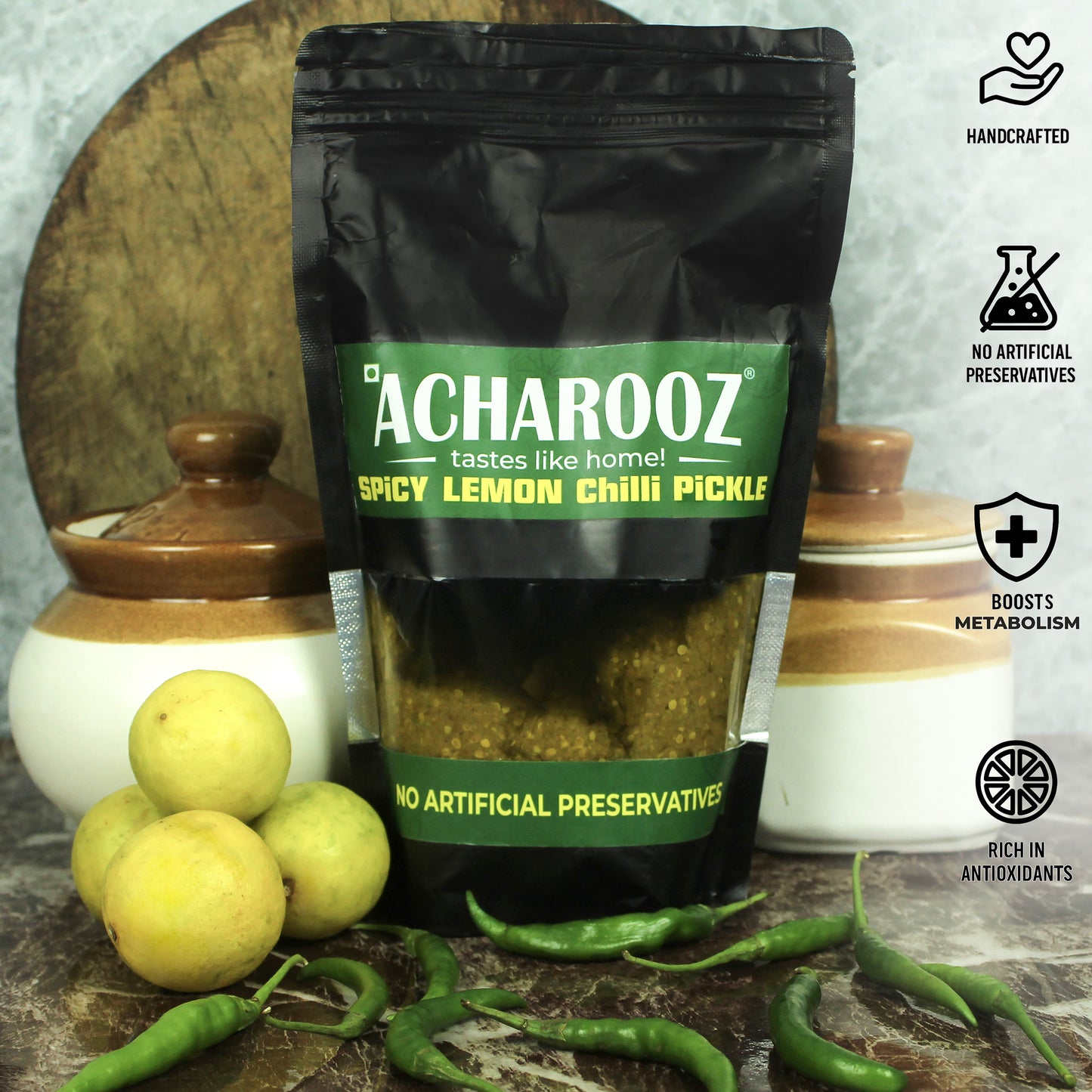 Spicy Lemon Chilli Pickle