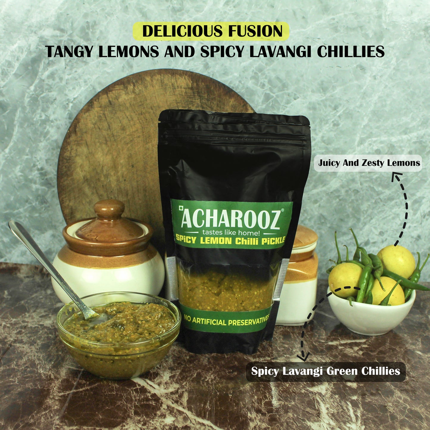 Spicy Lemon Chilli Pickle
