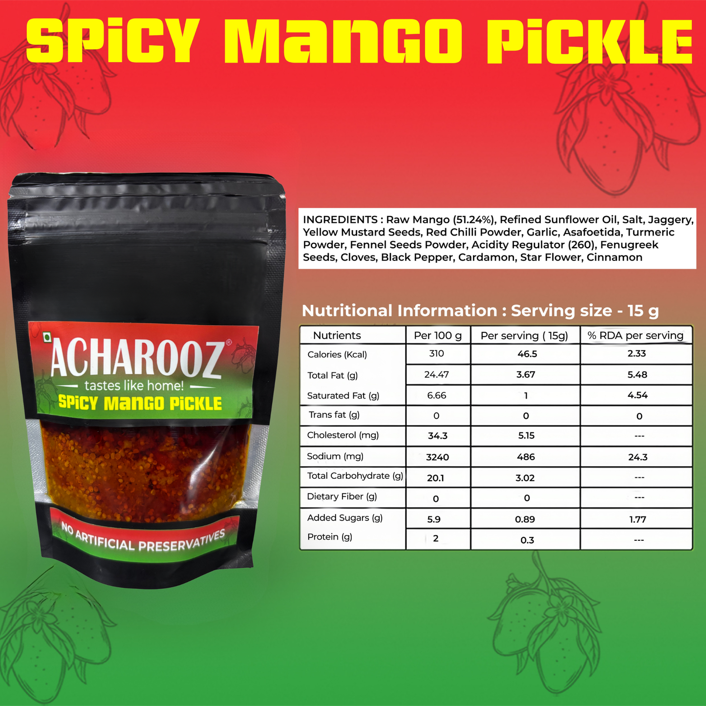 Spicy Mango Pickle