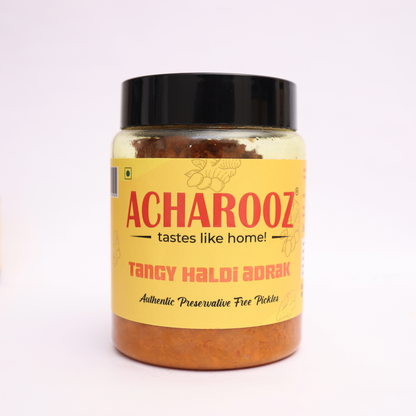 Tangy Haldi Adrak Pickle